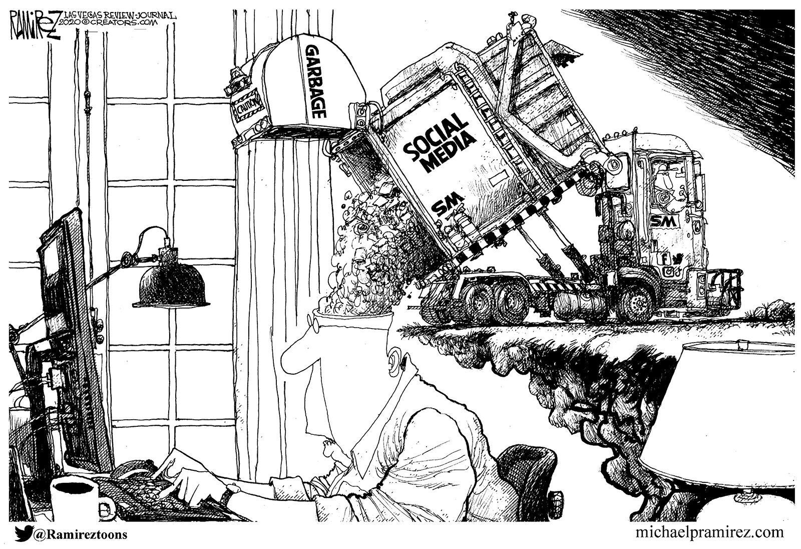 Michael Ramirez toon for Sept. 12, 2020